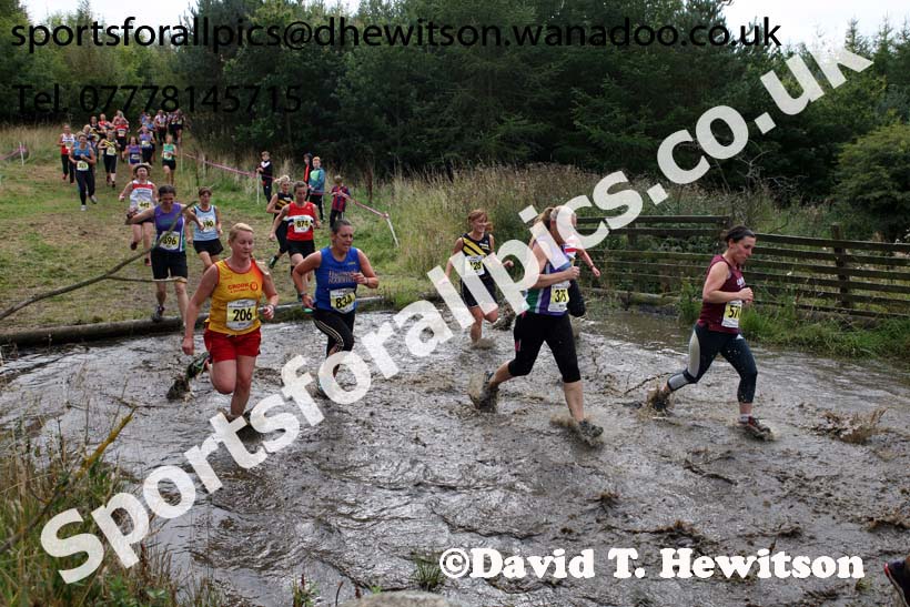 Senior womens Start Fitness North Eastern Harrier League, Tanfield, County Durham. Photo: David T. Hewitson/Sports for All Pics